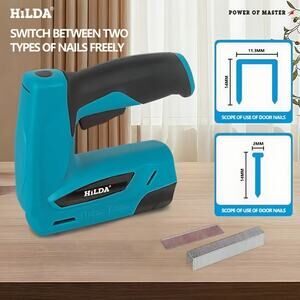 Cordless USB Rechargeable Staple Gun & Nail Gun Kit